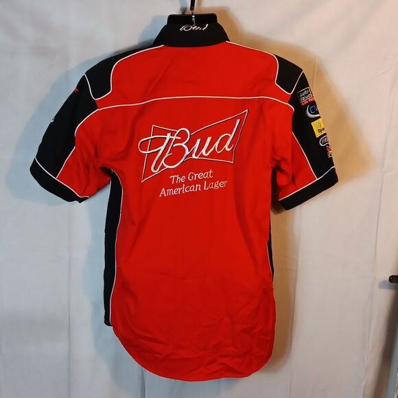 Budweiser Chase Nascar Red Racing Team Shirt for Men - Picture 3 of 8